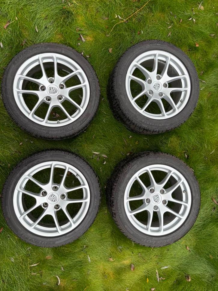 18 inch winterset Porsche 718 (type 982)., Auto-onderdelen, Banden en Velgen, Banden en Velgen, Winterbanden, 18 inch, Personenwagen