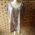(121) -blouse femme t.44 grise - TQF -, Maat 42/44 (L), Ophalen of Verzenden, Zo goed als nieuw, Grijs