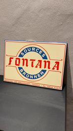 Fontana blikken bord., Verzamelen, Ophalen of Verzenden, Zo goed als nieuw, Reclamebord