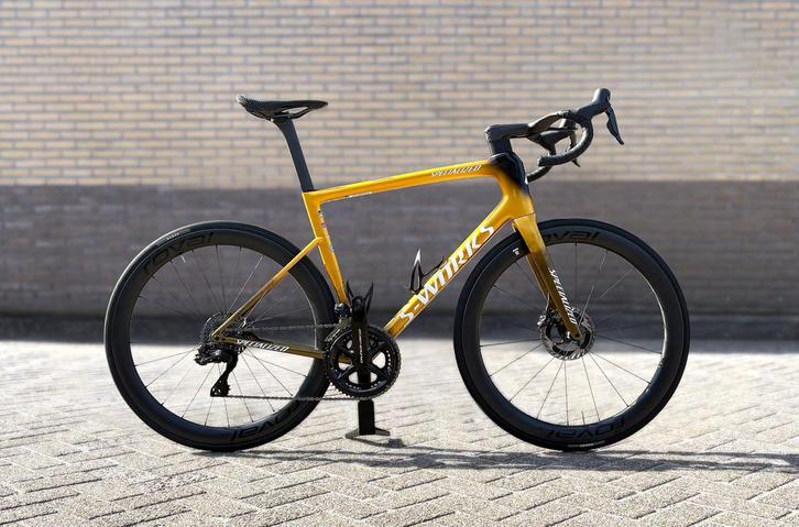 Specialized S-Works Tarmac SL8 Remco's Golden Season LTD 58, Fietsen en Brommers, Fietsen | Racefietsen, Zo goed als nieuw, Carbon