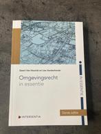 Omgevingsrecht in essentie, Envoi, Neuf, Enseignement supérieur, Intersentia