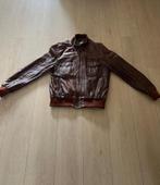 veste en cuir, Kleding | Heren, Jassen | Winter, Zo goed als nieuw, Maat 56/58 (XL), Bruin, Marco piel