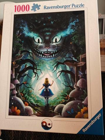 Puzzle 1000 Alice au pays des merveilles + cadre pour puzzle, Enlèvement ou Envoi, Neuf, Puzzle