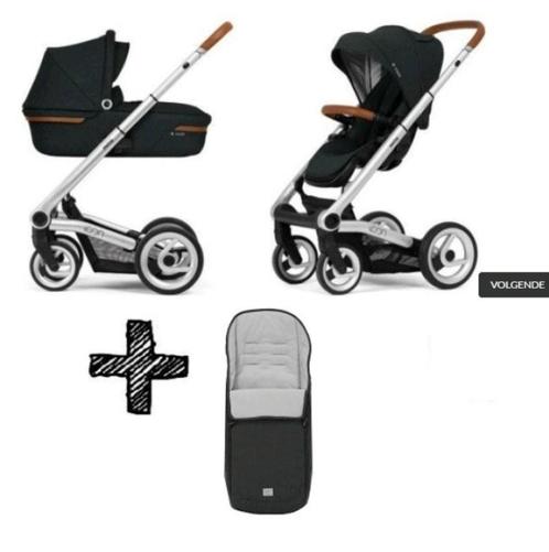 Kinderwagen Mutsy Icon Vision Classic Green, Kinderen en Baby's, Kinderwagens en Combinaties, Gebruikt, Kinderwagen, Mutsy, Met reiswieg