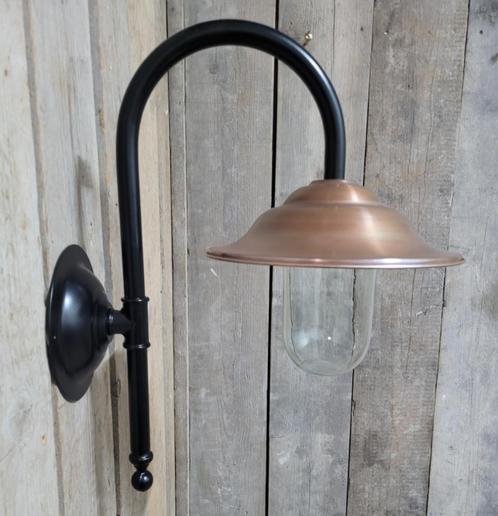 Nostalgische buitenlamp koper - WK6 tuinverlichting stallamp, Antiquités & Art, Antiquités | Éclairage, Enlèvement ou Envoi