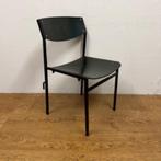 42 vintage retro design GIJS vd SLUIS stoelen stapelbaar set, Ophalen of Verzenden, Zo goed als nieuw, Zwart, Hout