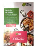 Gratis korting hello fresh, Tickets en Kaartjes, Kortingen en Cadeaubonnen