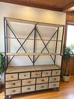 Boekenkast in industriële stijl, Huis en Inrichting, Kasten | Boekenkasten, Ophalen, Industrielle, Nieuw, Info@artdeco-bygwen.be