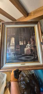 Schilderij replica P. Hooch, Antiek en Kunst, Ophalen