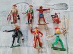 Oud speelgoed : plastieke figuren : soldaten / ridders / ..., Verzamelen, Ophalen of Verzenden, Zo goed als nieuw