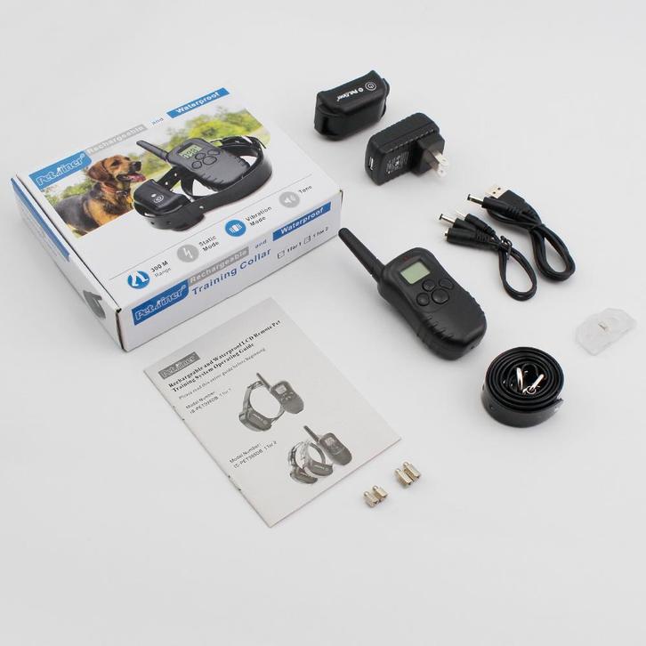 Oplaadbare waterdichte hondenhalsband voor training, Dieren en Toebehoren, Honden-accessoires, Nieuw, Ophalen of Verzenden