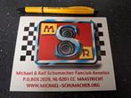 Vintage sticker Formule 1 fanclub Michael en Ralf Schumacher, Ophalen of Verzenden, Zo goed als nieuw