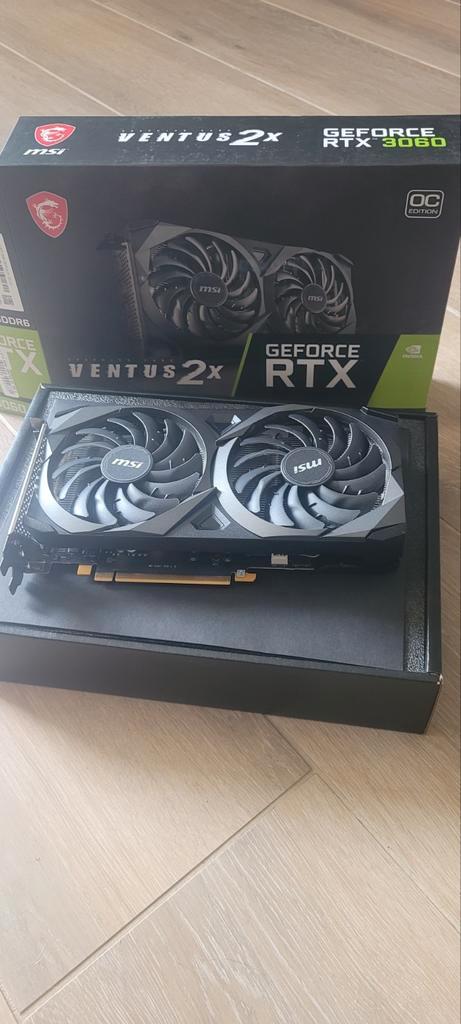 Msi RTX 3060 ventus 2x Oc edition 12 GB vram topstaat !!, Computers en Software, Videokaarten, Zo goed als nieuw, Nvidia, GDDR6
