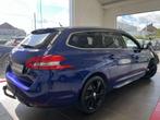 Peugeot 308 SW 1.6e-HDI 115CH GT LINE BVA T.PANO GAR 12M, Auto's, Automaat, Gebruikt, Zwart, Leder