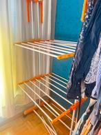 Foldable Drying Rack on Wheels – 3 Tiers – Orange & White, Tuin en Terras, Ophalen, Gebruikt