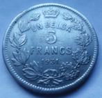 belgie 5 Francs 1931 albert 1 FRA positie A, Postzegels en Munten, Ophalen of Verzenden, Overig, Losse munt