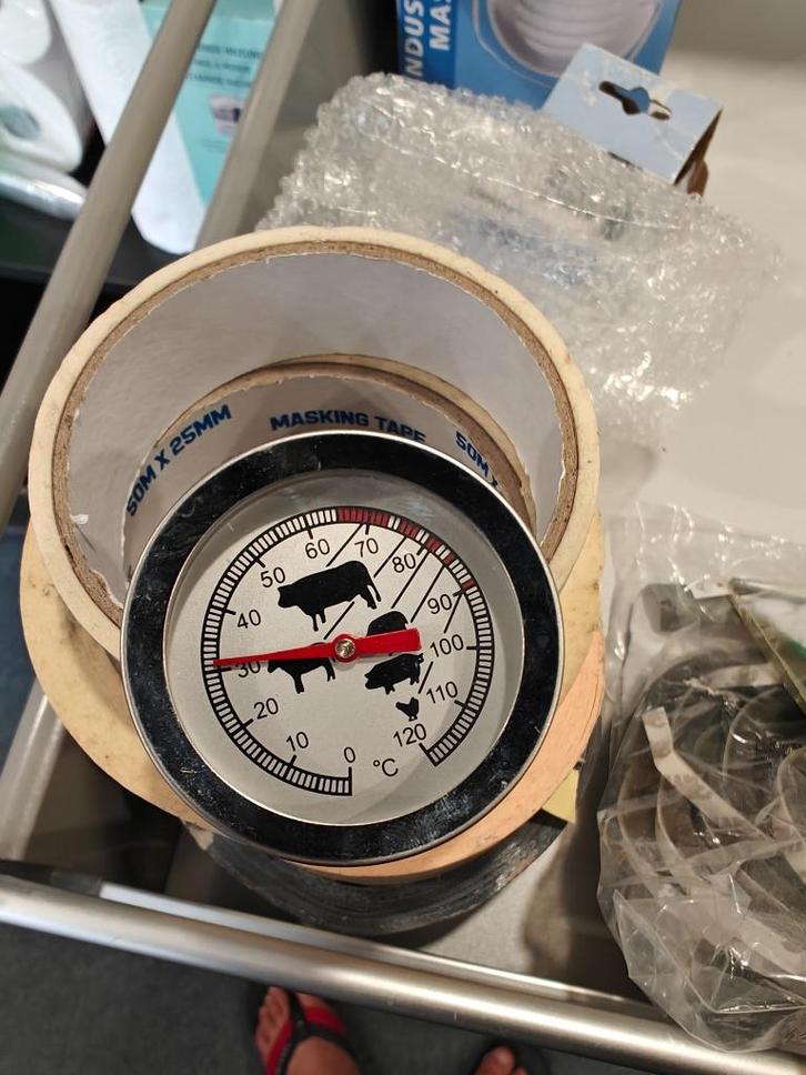 Braad- en Vleesthermometer (Patisse) - 10cm, Huis en Inrichting, Keuken | Keukenbenodigdheden, Zo goed als nieuw, Ophalen of Verzenden
