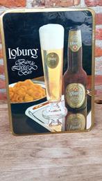 panneau d'affichage vintage en métal Loburg plastifié, Enlèvement ou Envoi, Comme neuf, Panneau publicitaire