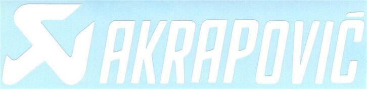 Akrapovic sticker #12, Motoren, Accessoires | Stickers, Verzenden