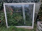 Vast raam dubbel glas 1.1 AFM. Lengte 1.80, hoogte 1.55 m, Doe-het-zelf en Bouw, Ophalen, Gevelraam of Ruit, 120 tot 160 cm, Zo goed als nieuw