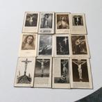 12 bidprentjes jaren 30-40, Verzamelen, Bidprentjes en Rouwkaarten, Bidprentje, Ophalen