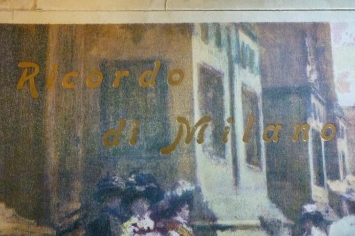 Ricordo di Milano  32 Vedute, Antiek en Kunst, Antiek | Boeken en Manuscripten, Ophalen of Verzenden