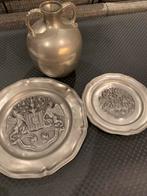 Tinnen Borden. 2 Stuks Samen 30 euro, Antiek en Kunst, Ophalen