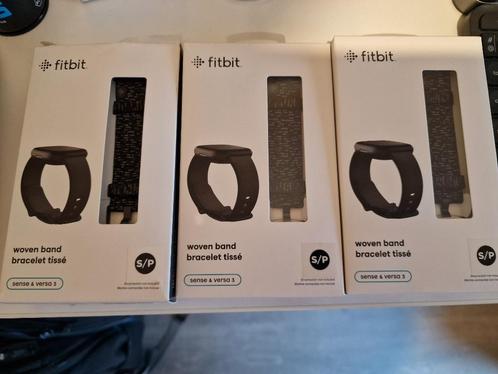 3 Fitbit bandjes (small) voor sense/sense2/versa3/versa4, Bijoux, Sacs & Beauté, Montres de sport, Neuf, Gris, Enlèvement