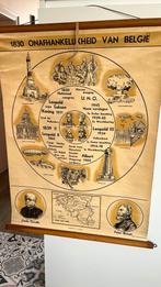 Oude muur kaart, Antiek en Kunst, Antiek | Schoolplaten, Ophalen, Geschiedenis