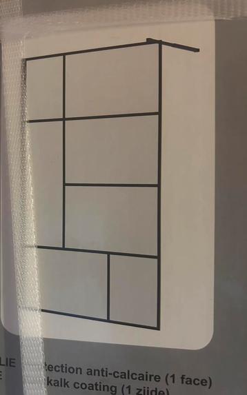 120x200 NIEUW douchescherm beschikbaar voor biedingen