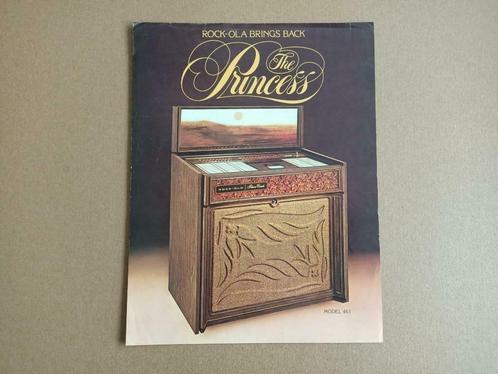 Flyer: Rock-Ola Princess 461 (1976) jukebox, Verzamelen, Automaten | Jukeboxen, Verzenden