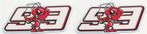 Marc Márquez, 93 metallic sticker set #1, Verzenden