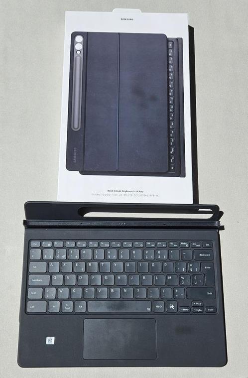 SAMSUNG Galaxy Tab S10 Plus & S9 Plus - Book Cover Keyboard, Computers en Software, Tablet-hoezen, Zo goed als nieuw, Bescherming achterkant