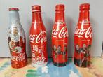 4 bouteilles Coca-Cola en alu - Vide, Collections, Emballage, Utilisé, Enlèvement ou Envoi