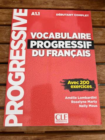 Vocabulaire progressif beschikbaar voor biedingen