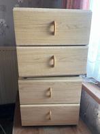 Lot de 2 tables de chevet, Enlèvement, Utilisé, Moins de 45 cm, Moins de 55 cm