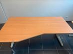 Houten verstelbaar bureau, Huis en Inrichting, Bureaus, Ophalen, Zo goed als nieuw, Bureau