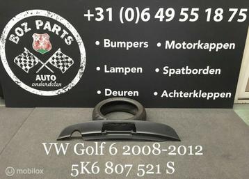 VW Golf 6 Achterbumper Diffuser Onderlip Spoiler 2008-2012