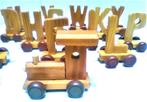 Houten treintjes en lettertjes - 95 stuks voor 10 € !!!, Kinderen en Baby's, Speelgoed | Houten speelgoed, Nieuw, Ophalen of Verzenden