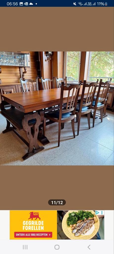 Eetkamer met buffetkast.Piece unique!, Huis en Inrichting, Complete eetkamers, Zo goed als nieuw, Ophalen