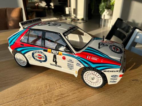 Tamiya TA02 Lancia Delta, Hobby & Loisirs créatifs, Modélisme | Radiocommandé & Téléguidé | Voitures, Comme neuf, Enlèvement ou Envoi