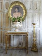 Oud schilderij op doek, Antiquités & Art, Antiquités | Accessoires de maison, Enlèvement