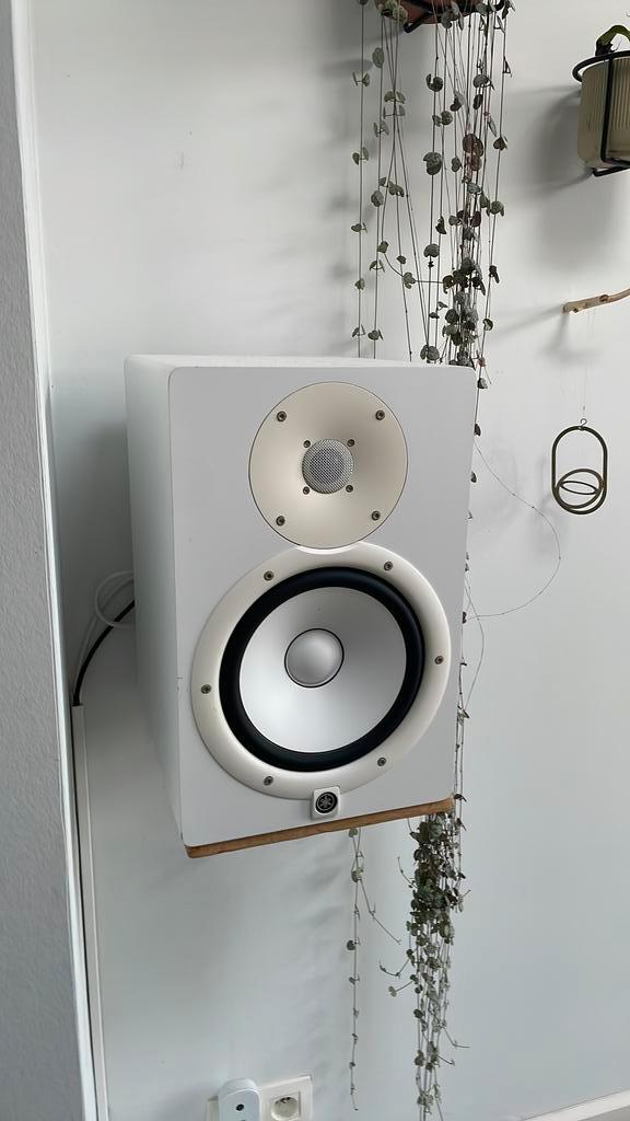 Set Yamaha HS8 white, Audio, Tv en Foto, Luidsprekerboxen, Zo goed als nieuw, Ophalen