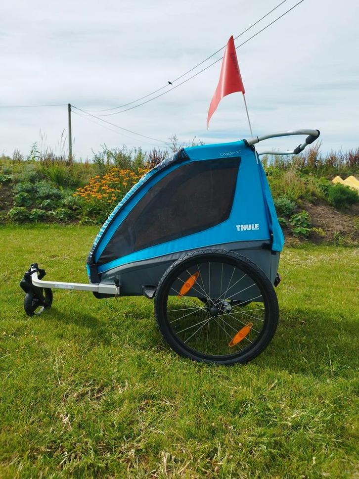 Thule Coaster xt, Fietsen en Brommers, Fietsaccessoires | Aanhangwagens en Karren, Gebruikt, Ophalen