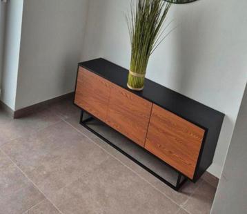 Meubelkast Cognac/Zwart! 55x120x30 / Zeer goede staat !! beschikbaar voor biedingen