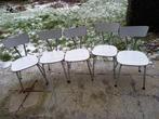 Chaise en formica, Enlèvement, Utilisé, Gris, Cinq, Six Chaises ou plus