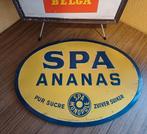 reclamebord SPA ananas, Verzamelen, Ophalen, Gebruikt, Reclamebord