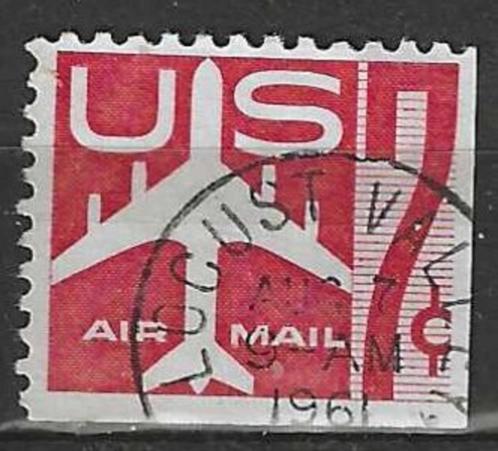 USA 1958/1960 - Yvert 51 PA RO - Getekend vliegtuig (ST), Postzegels en Munten, Postzegels | Amerika, Gestempeld, Verzenden