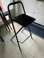 tabourets hauts de cuisine pliables, Maison & Meubles, Tabourets de bar, Utilisé, 3 tabourets, Avec repose-pieds, Enlèvement ou Envoi