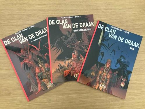 De clan van de draak nr 1-3 Eerste druk. NIEUWSTAAT, Boeken, Stripverhalen, Nieuw, Meerdere stripboeken, Ophalen of Verzenden